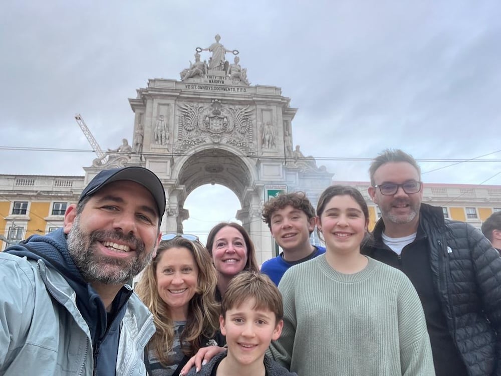 Enjoying Time in Praça do Comércio