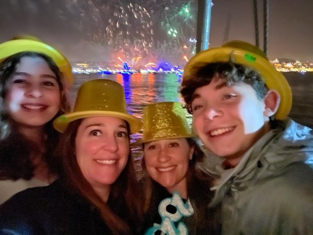 Enjoying the Fireworks