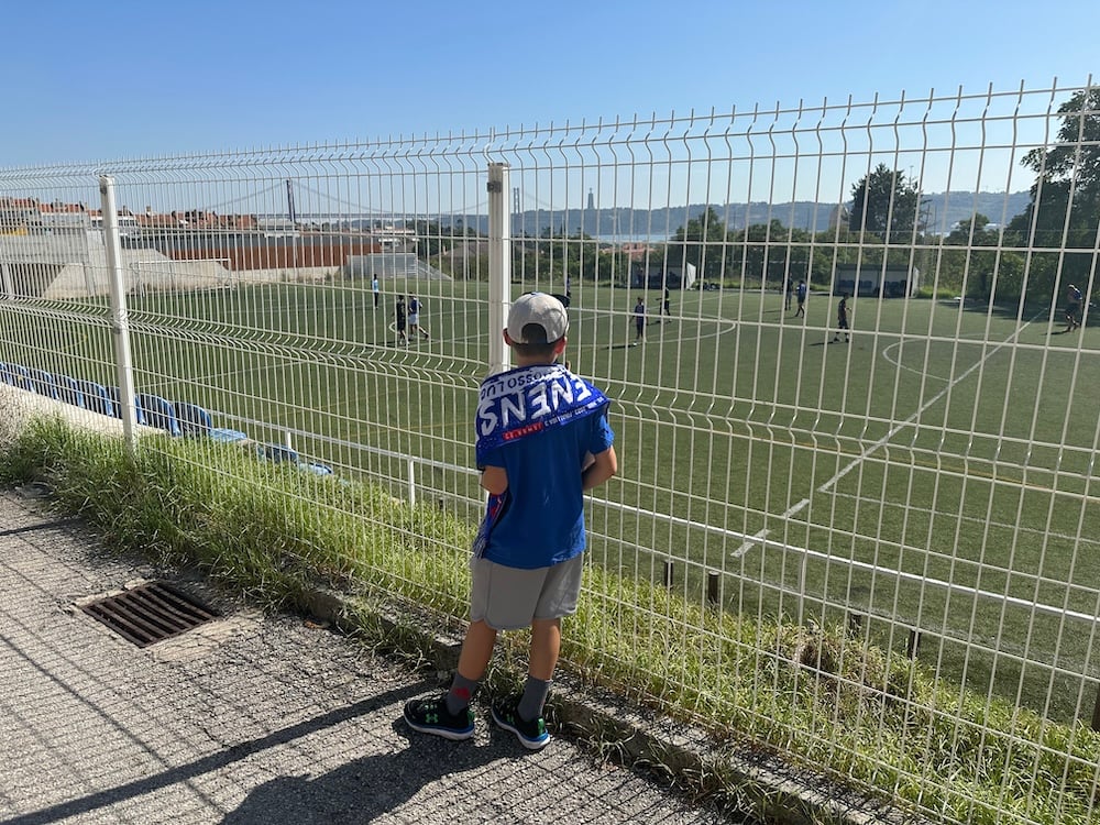 View from the Practice Pitch