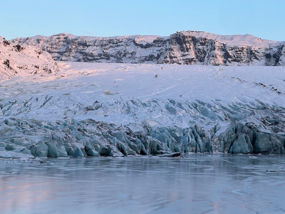 Approach to the Glacier