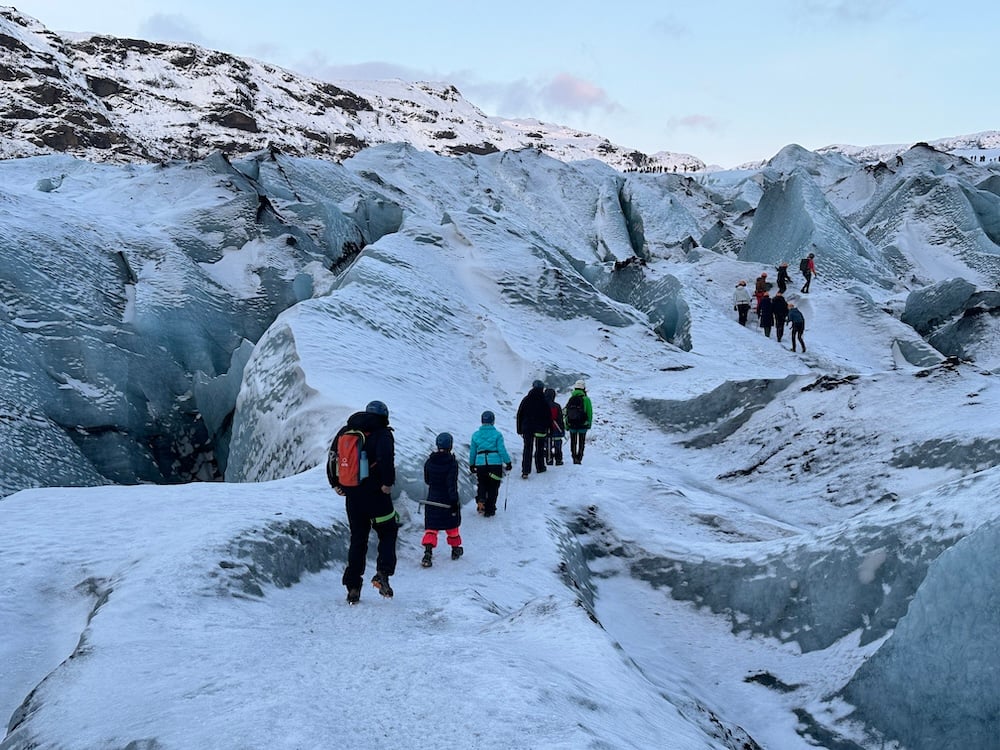 Climbing the Glacier