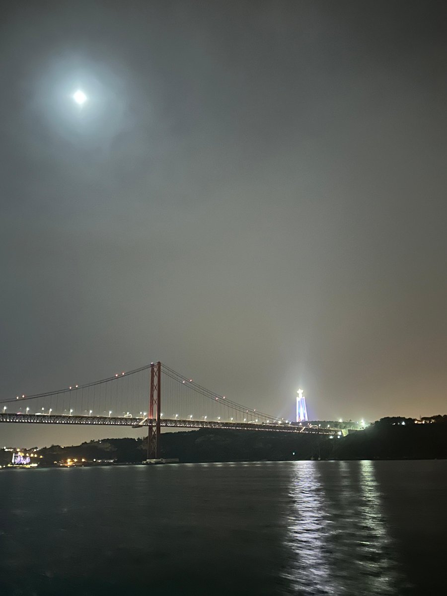 Moonlight Over the Tejo