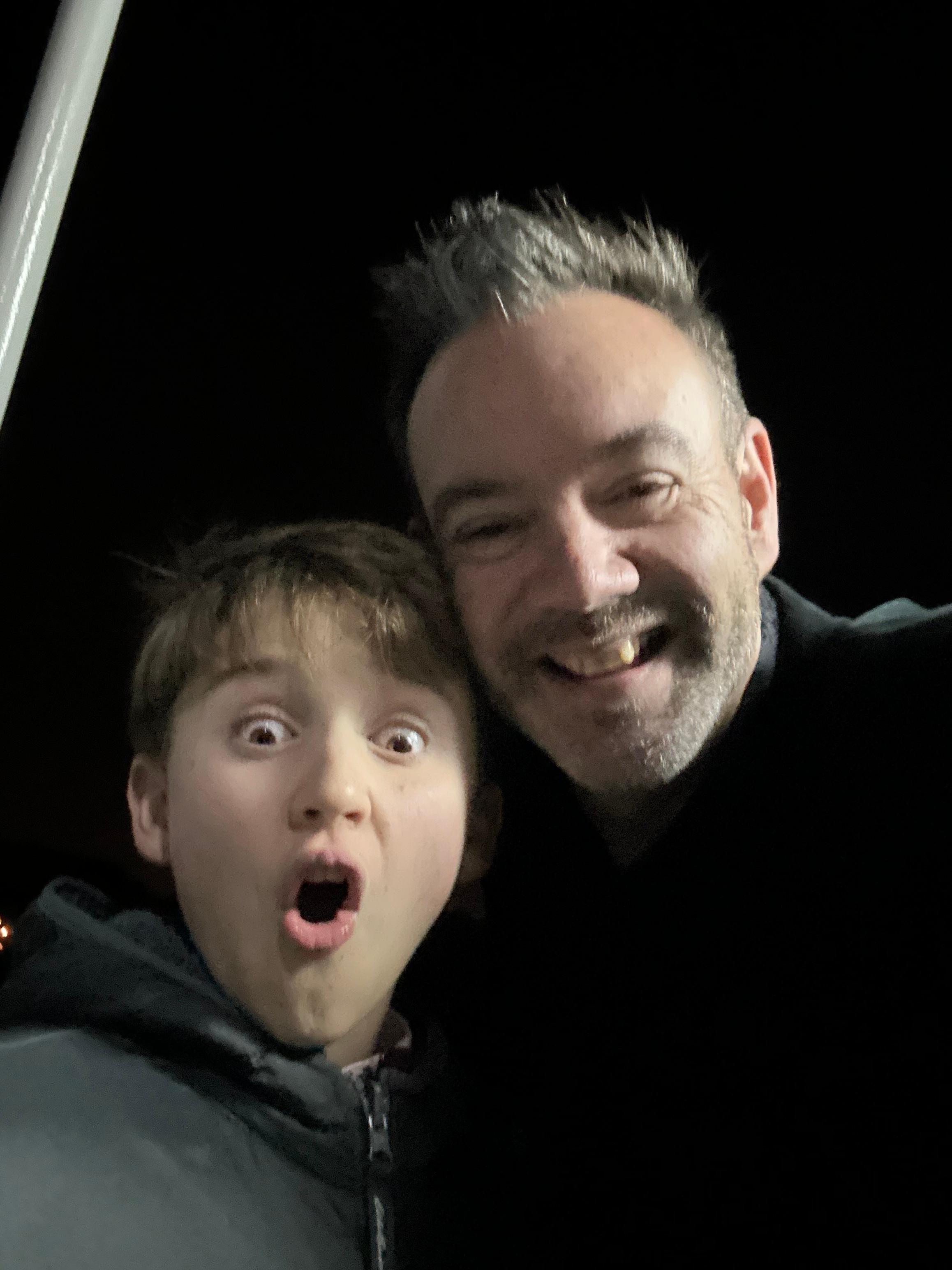 Goofing Around on the River Cruise