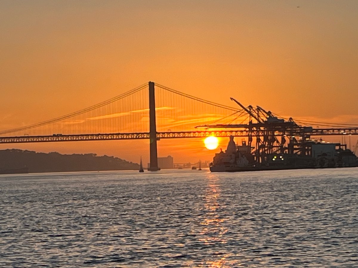 Sunset Over the Tejo
