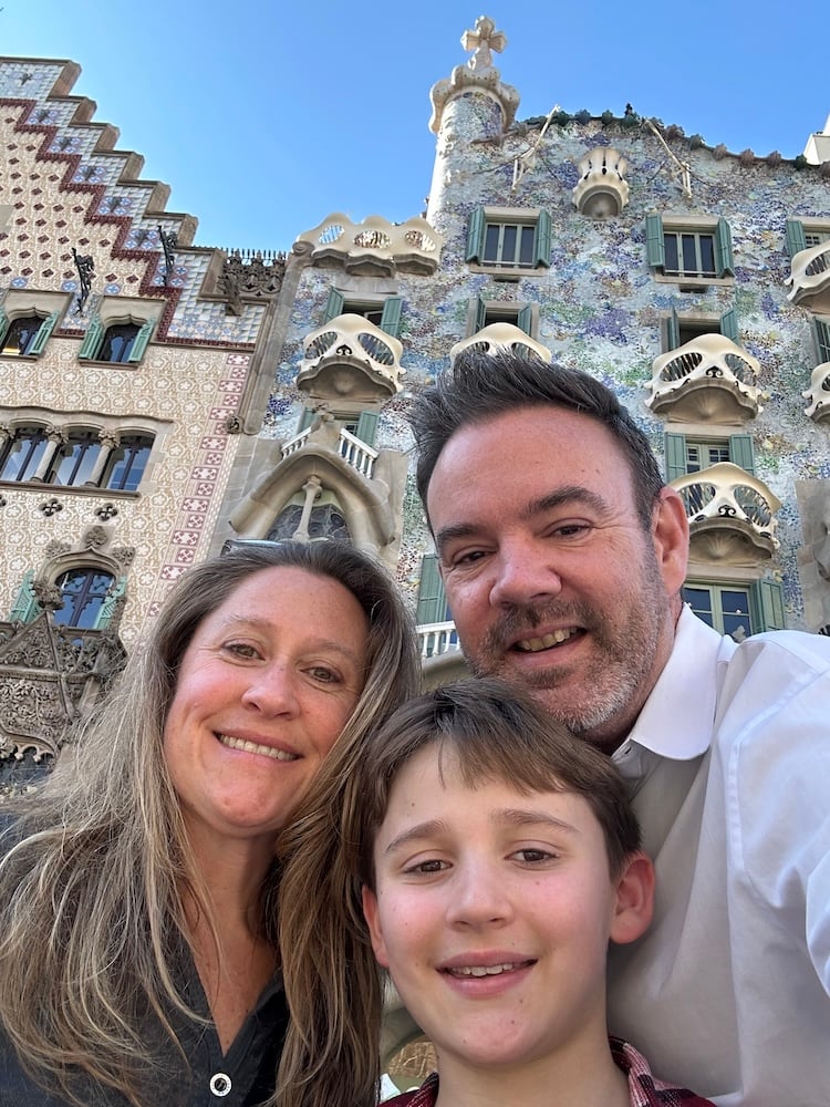 In Front of Casa Batllo