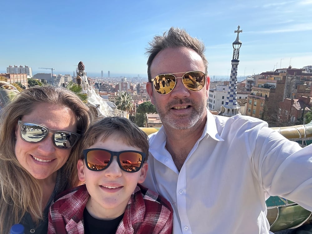 Family Pic in Park Güell