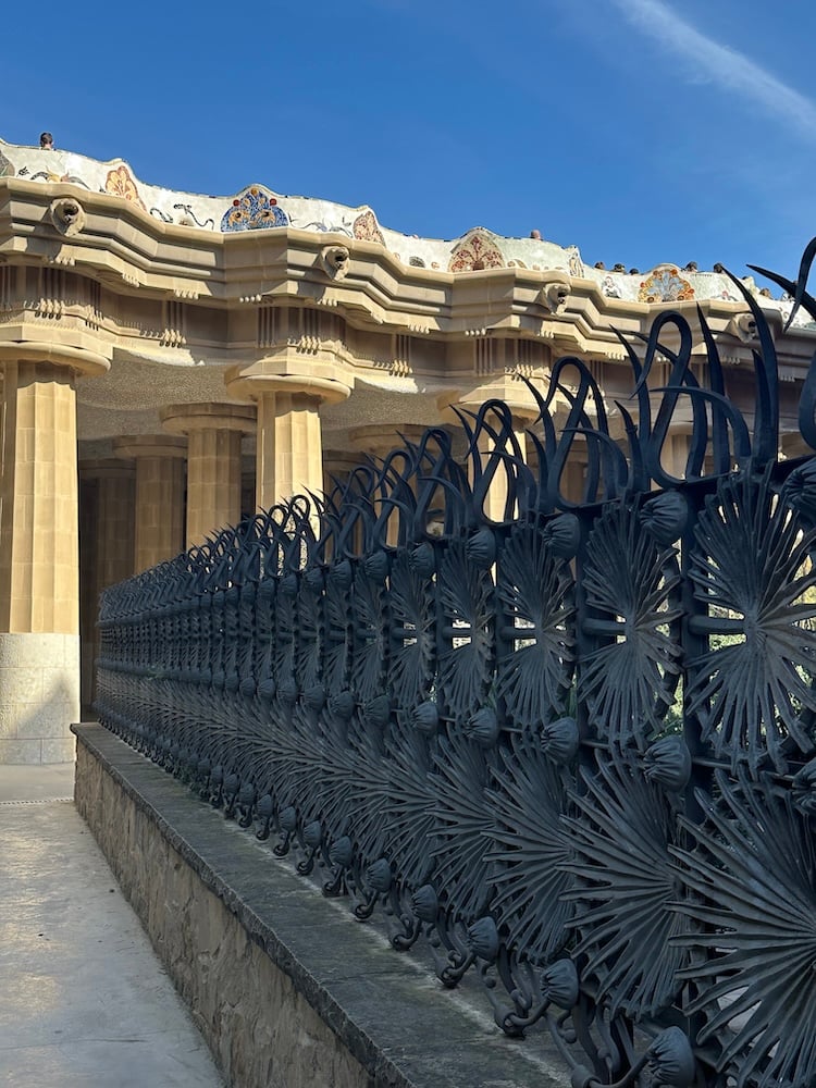 Columns in Park Güell