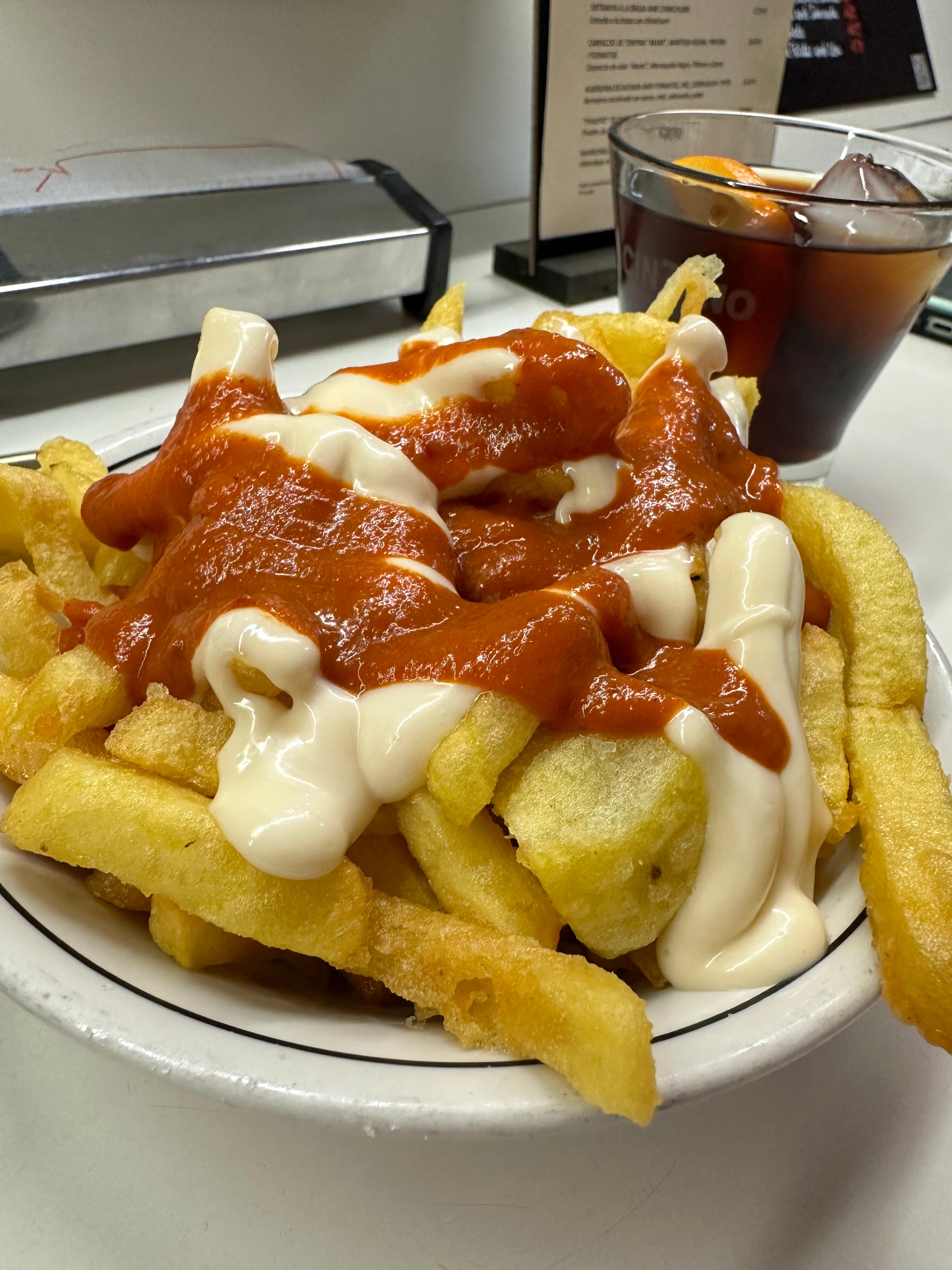 Patatas Bravas at Tapas 24