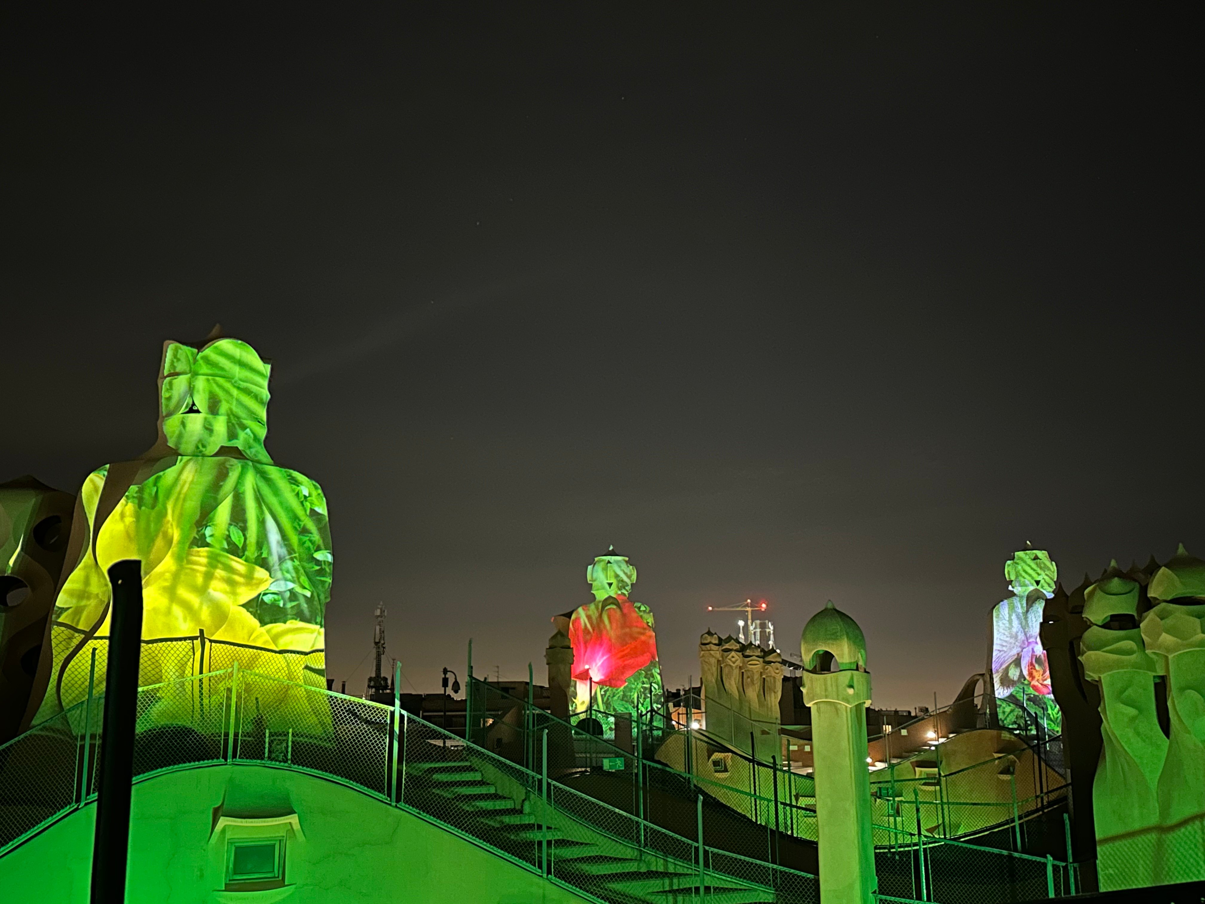 La Pedrara Rooftop Lightshow