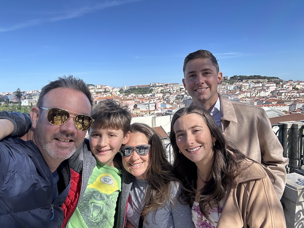 With Haley and Greg at the Miradouro