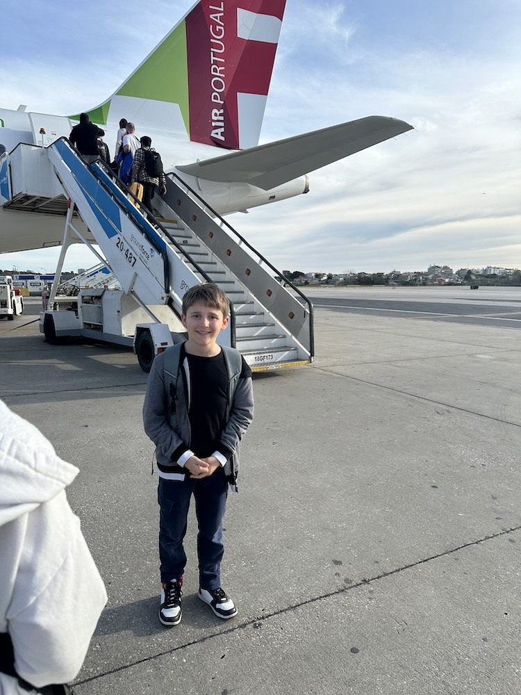 Just a Boy on the Tarmac