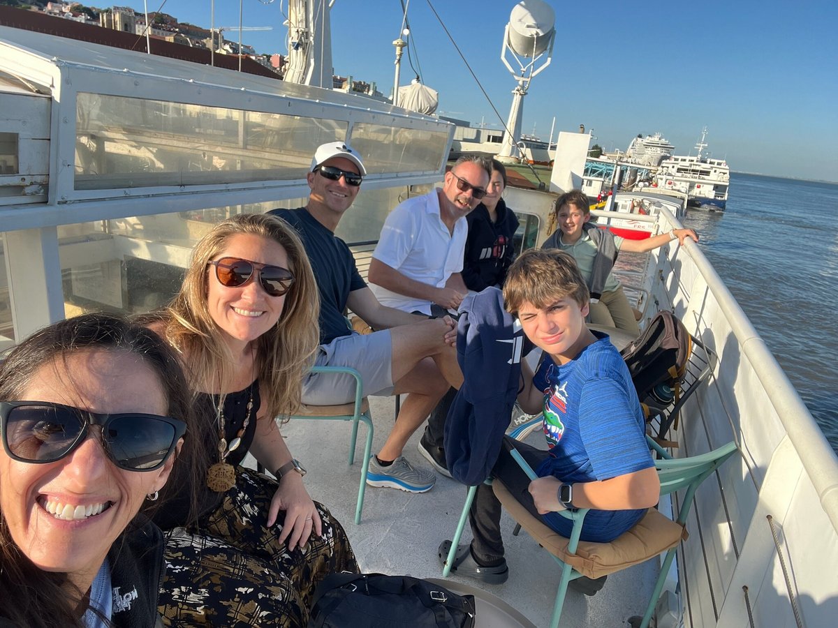 Family Shot on the Sunset Cruise