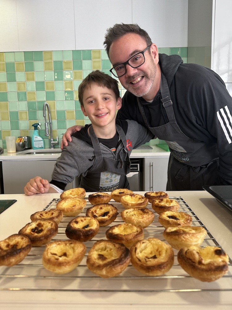 Making Pasteis de Nata