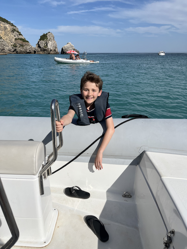 Seb Feeling the Cold Water