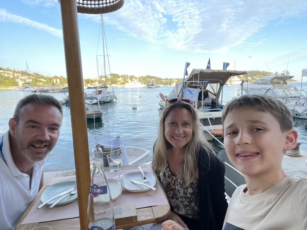 Dinner in Villefranche-Sur-Mer