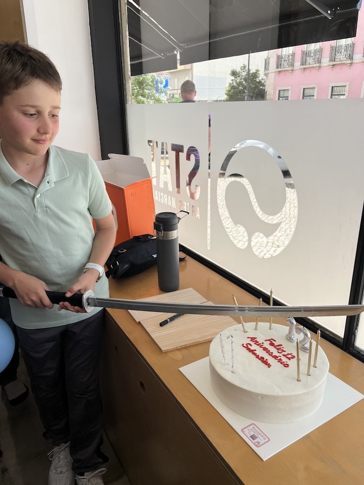 Cutting the Birthday Cake