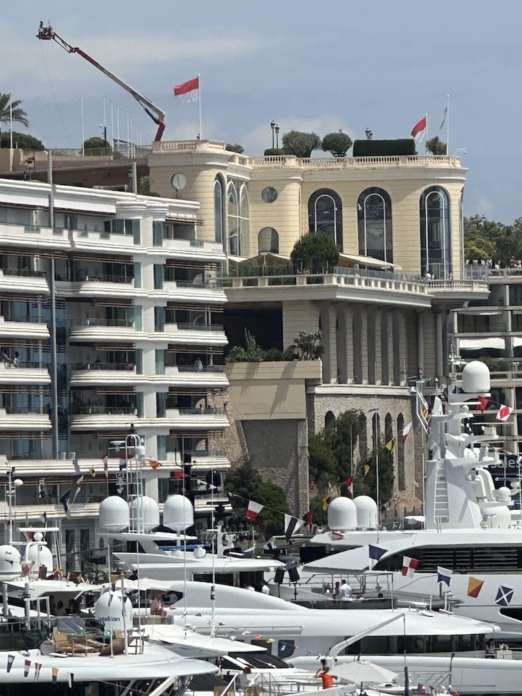 Closeup of Monaco Skyline