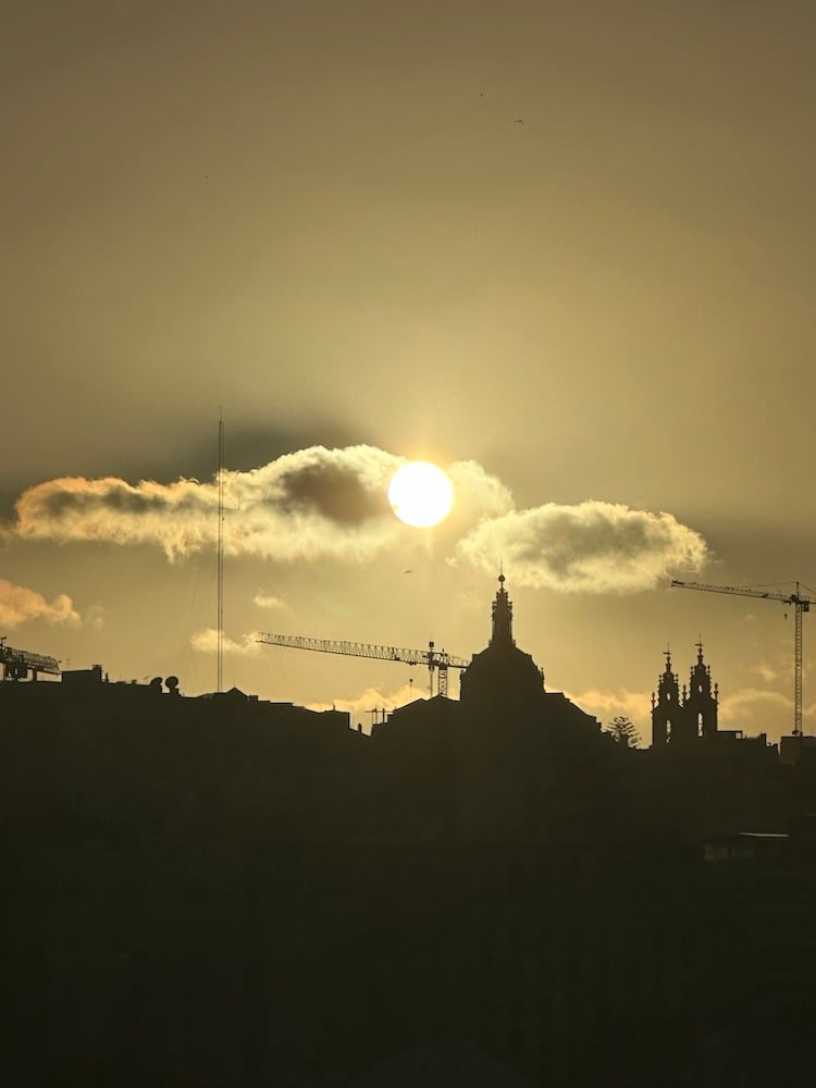 Sunset from a Rooftop