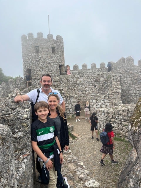 The Stamms at the Moorish Castle