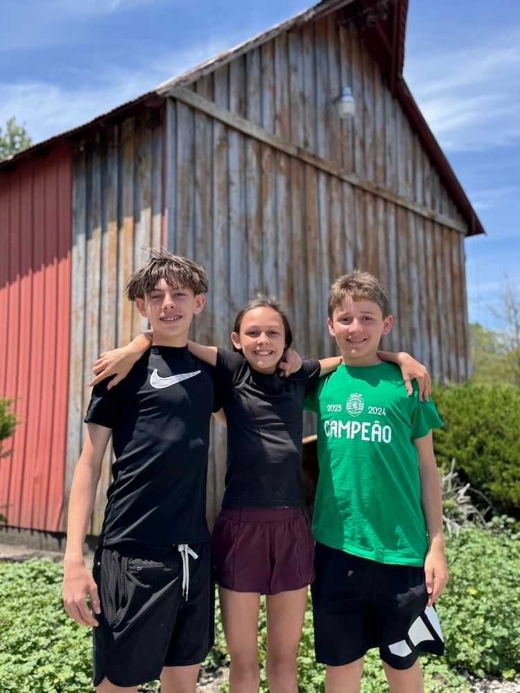 Cousins at the Barn