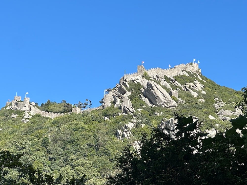 Moorish Castle After the Clouds Cleared