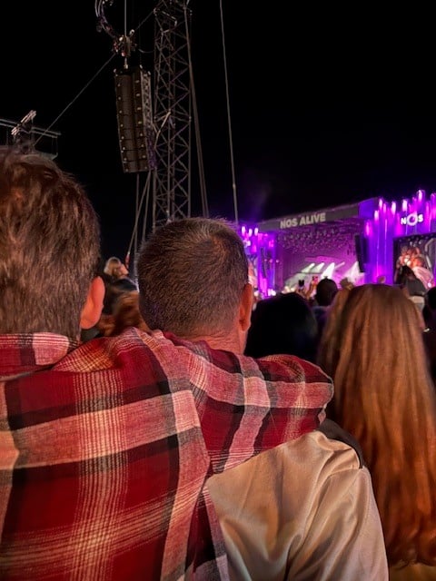 Dua Lipa with Dad