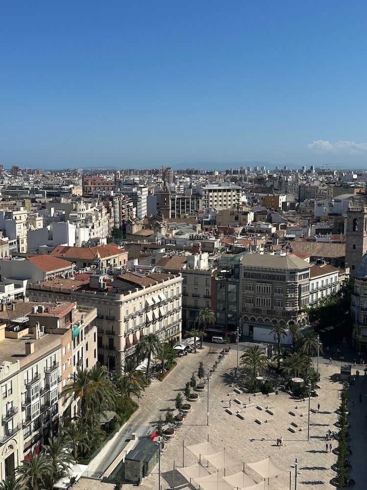 Valencia from the Top of the Cathedral