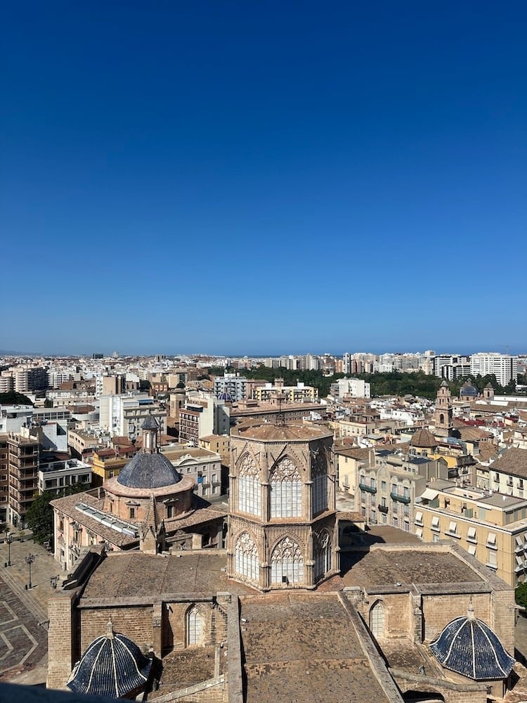 Looking Down at the Cathedral