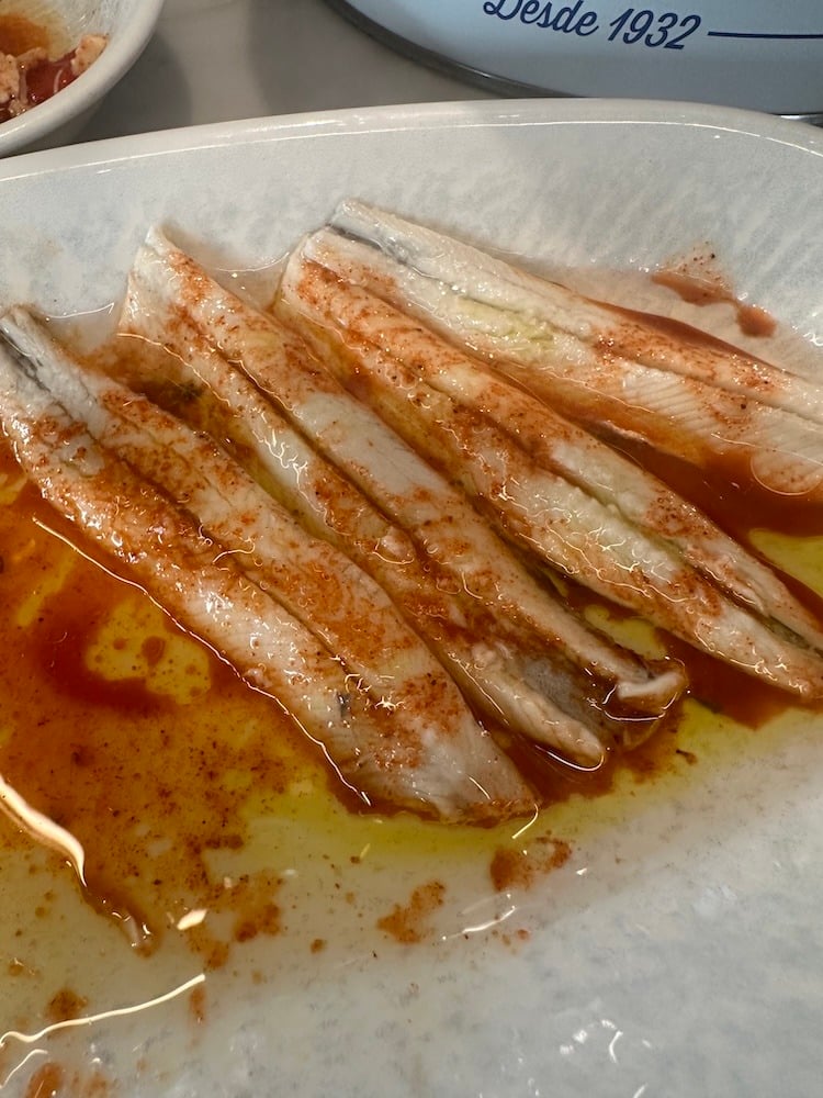 Marinated Anchovies at Catalina