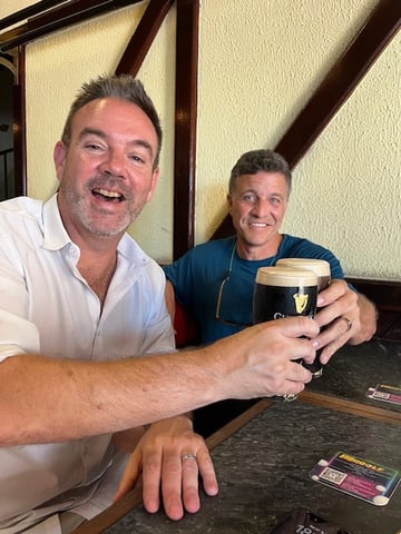 A Birthday Guinness with Andre