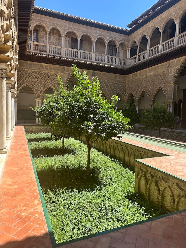 Alcazar Courtyard