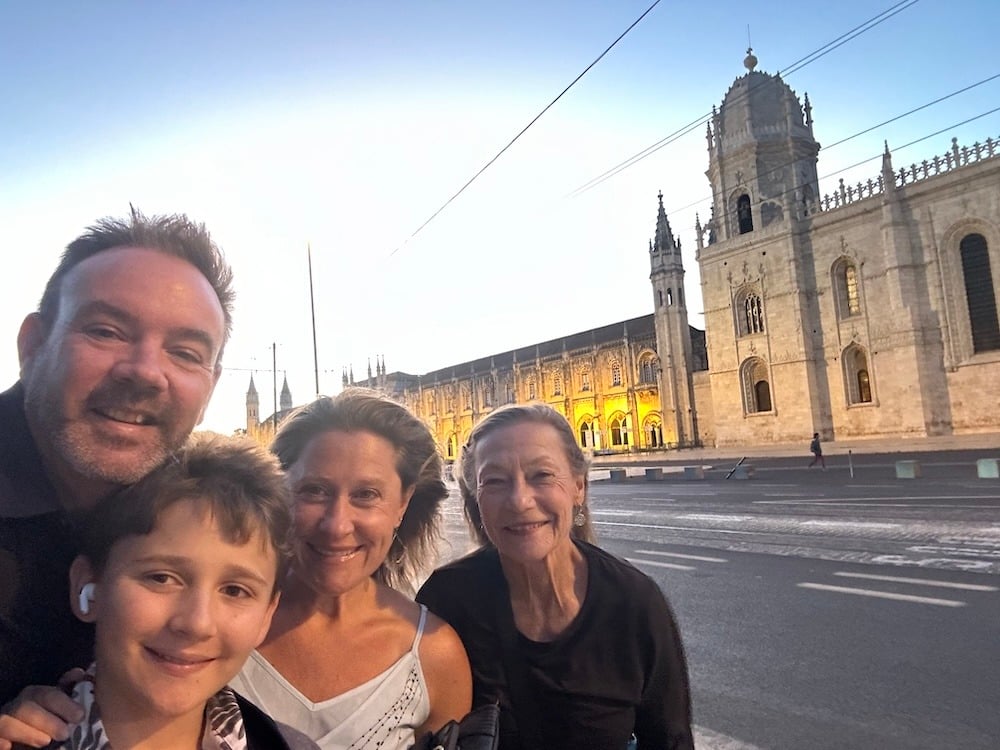 Outside Jerónimos