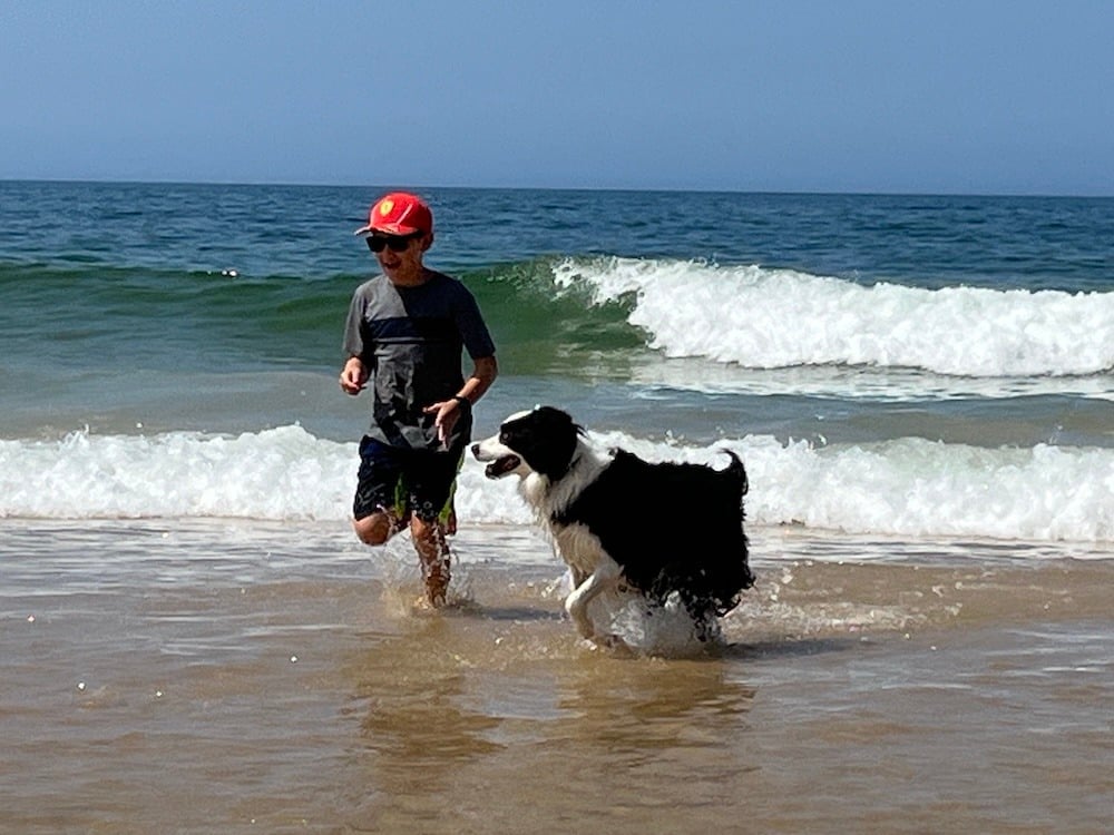 Cody at the Beach