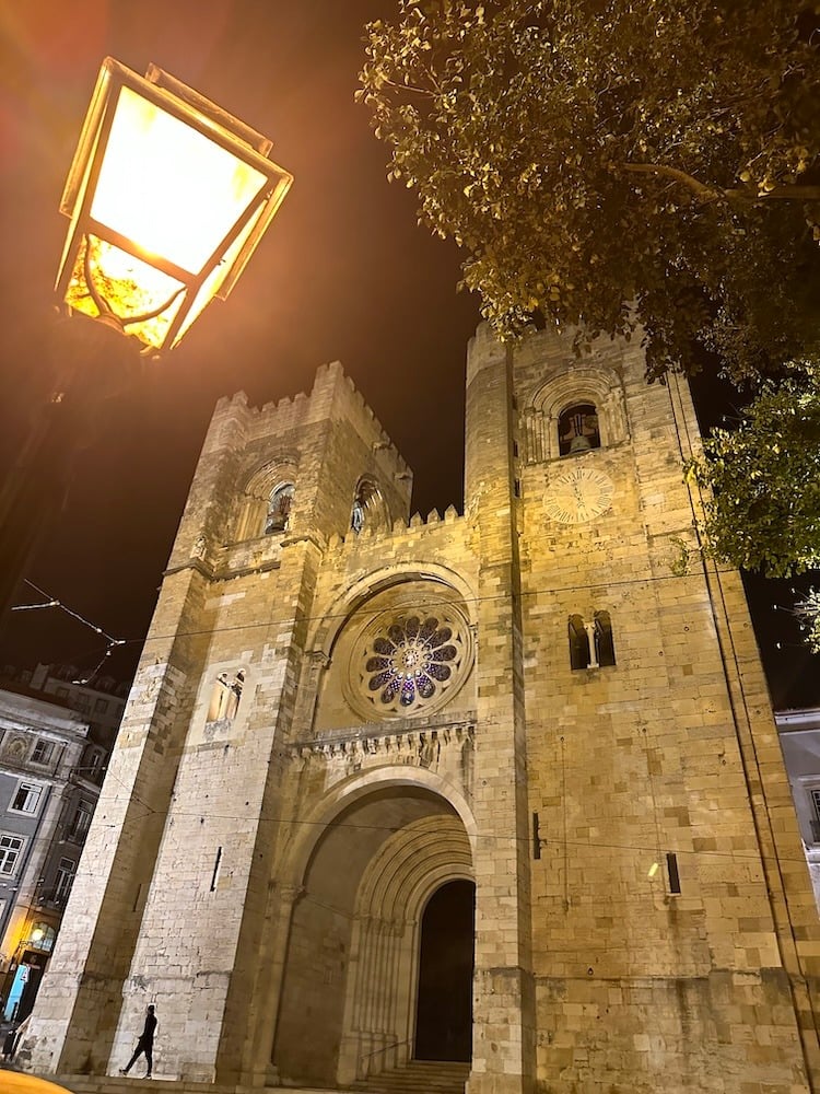 Lisbon Cathedral at Night