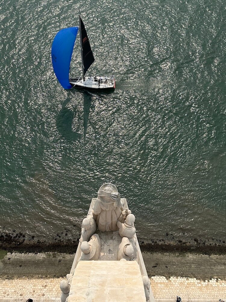 Looking Down from the Monument of the Discoverers