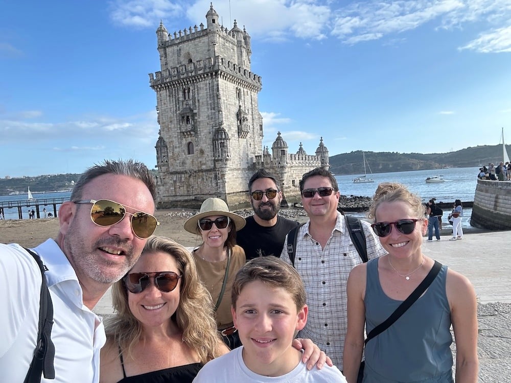 The Gang at the Tower of Belém