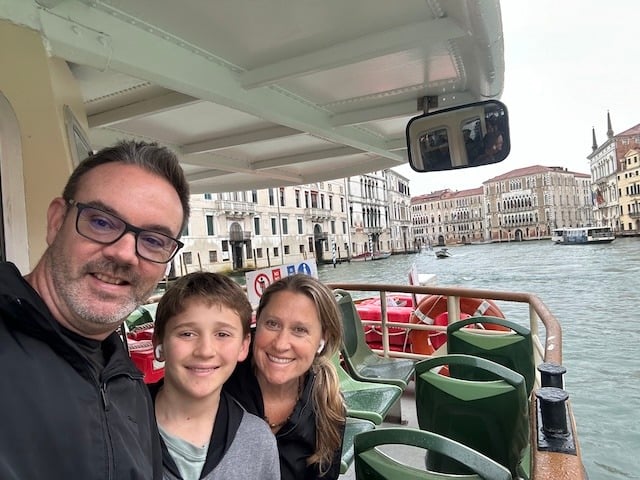 Heading Down the Grand Canal