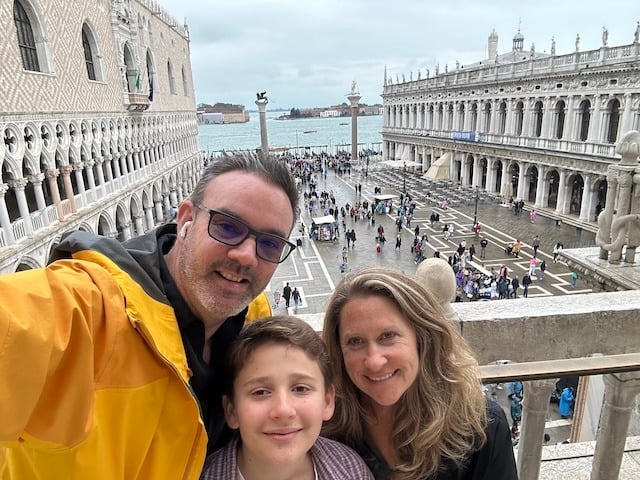 Family Photo Atop the Basilica