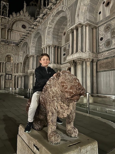 Seb and the Famous Lion