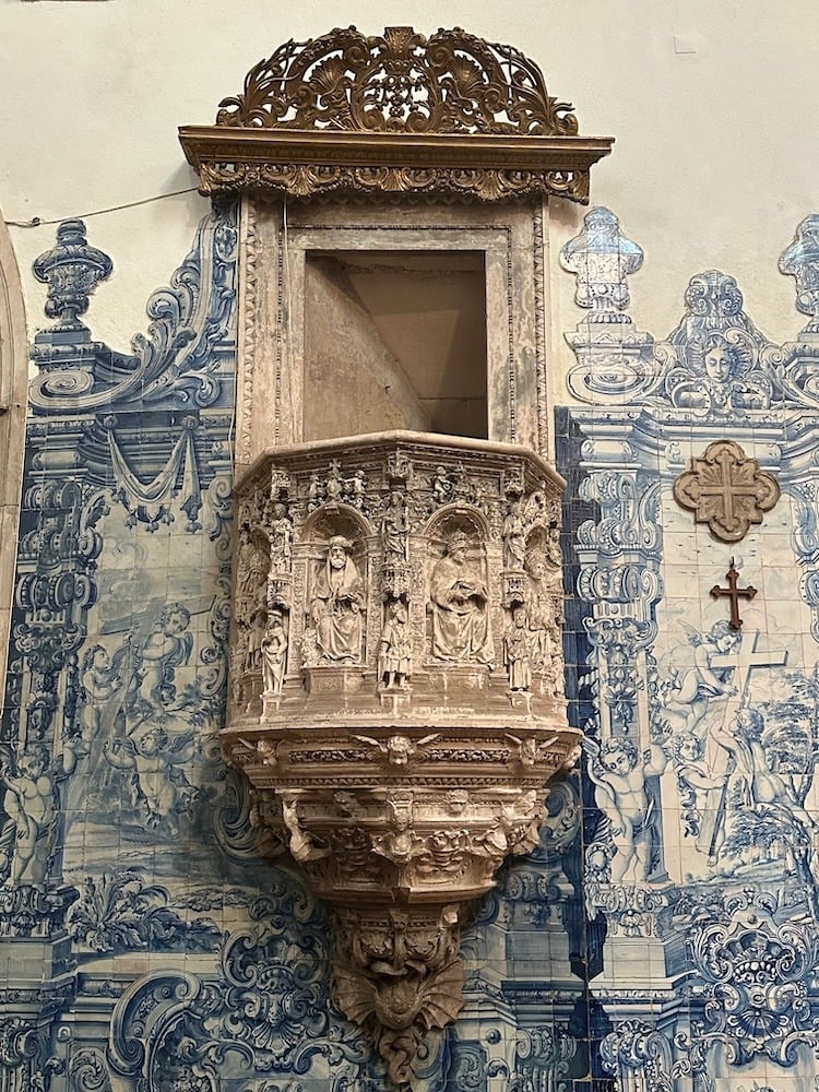 Azulejos in the Church