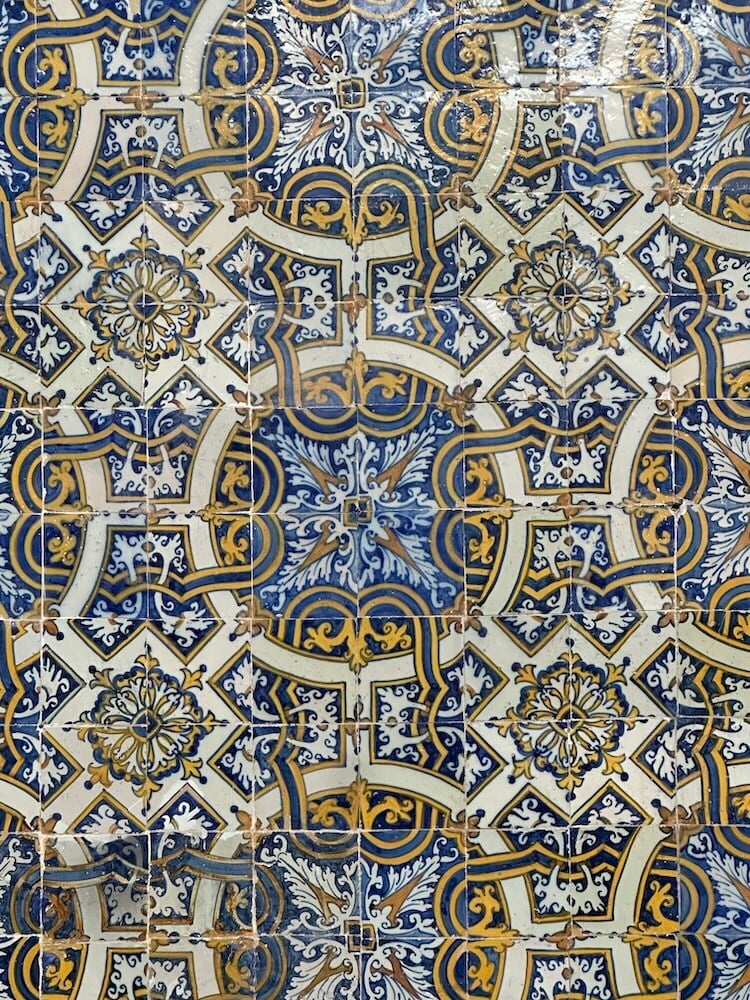 Azulejos Inside the University Chapel