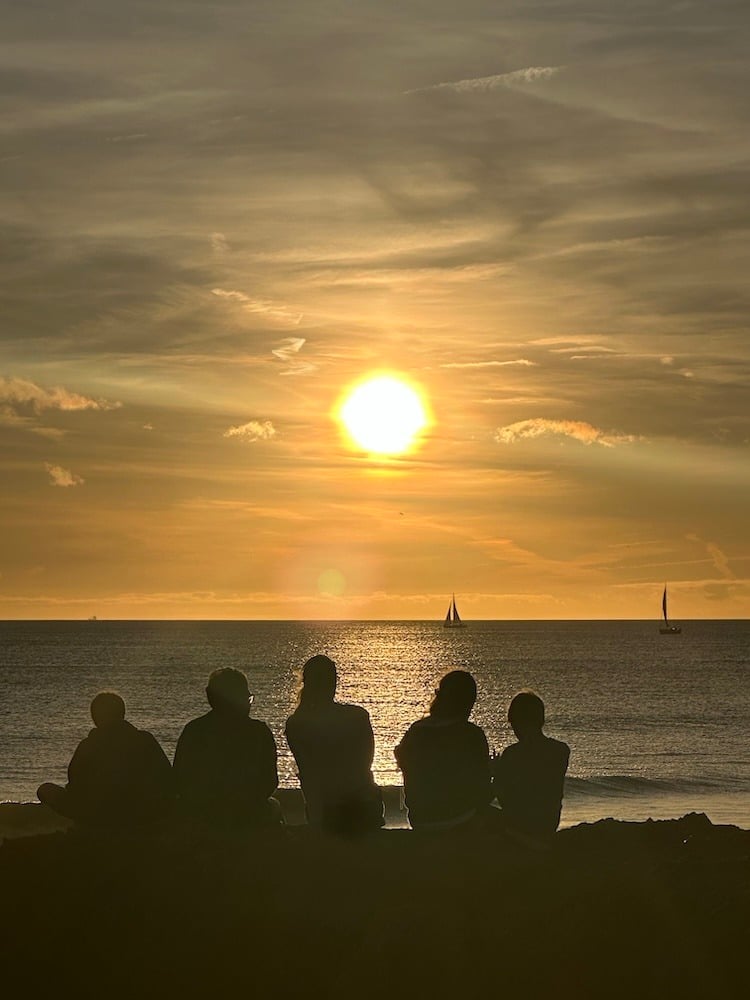 Sunset in Carcavelos