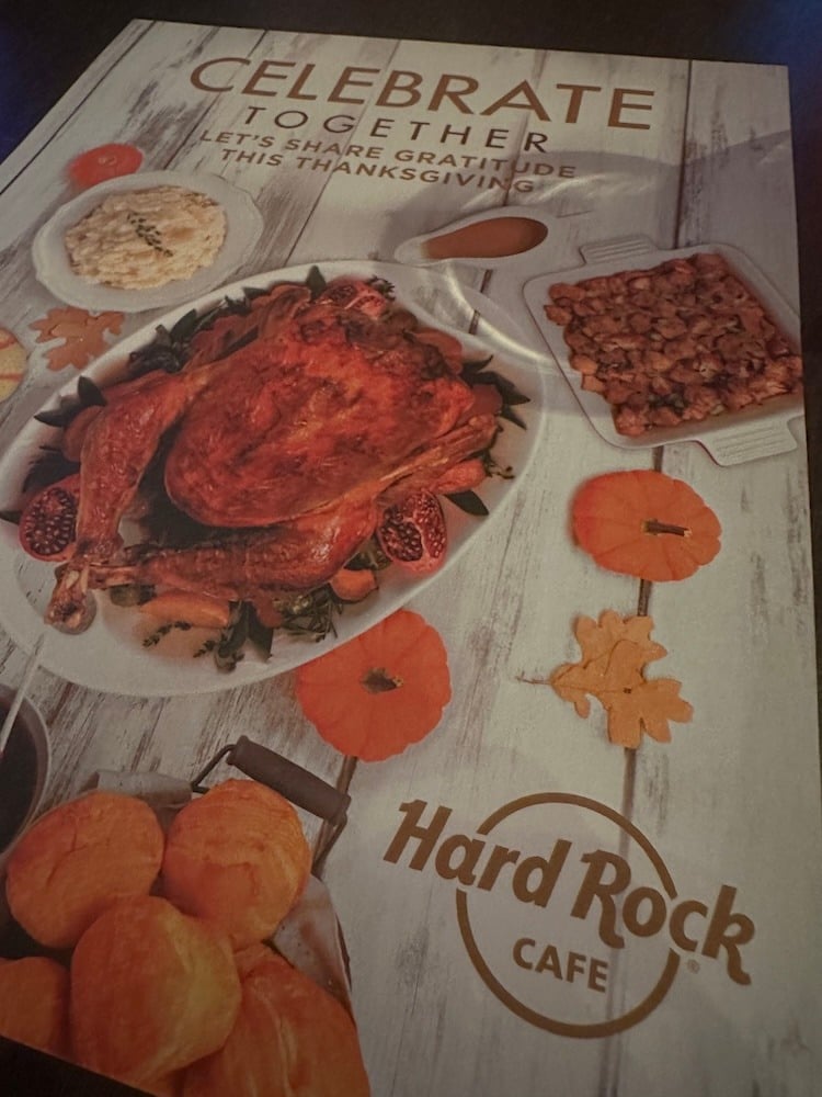 Thanksgiving at Hard Rock