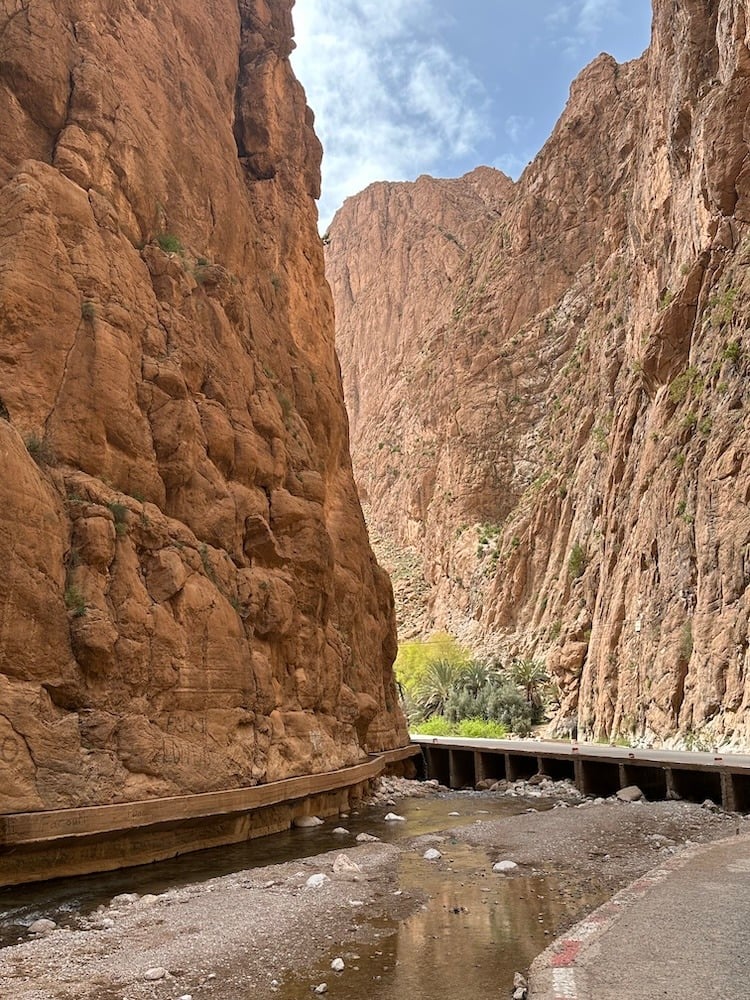 In the Todgha Gorges