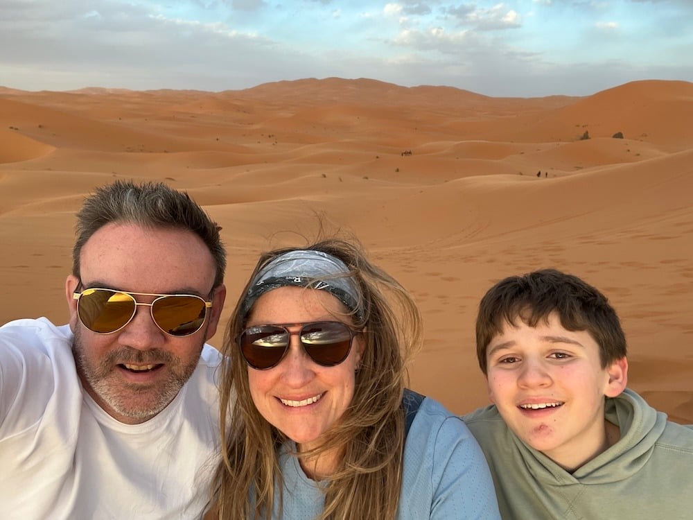 Family Photo in the Desert