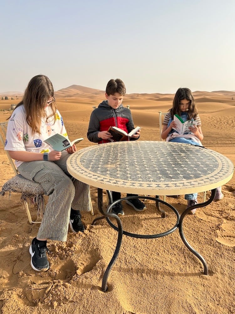 Reading in the Desert