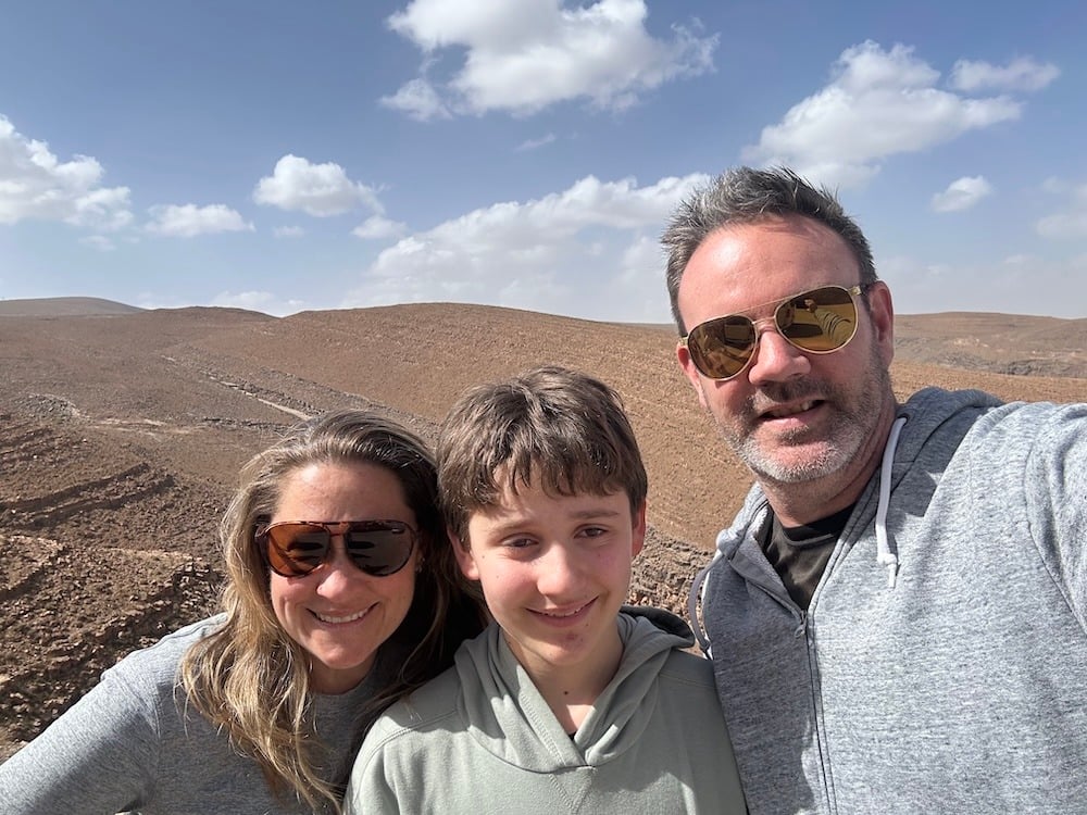 Family Photo at Tizi n’Tichka Pass