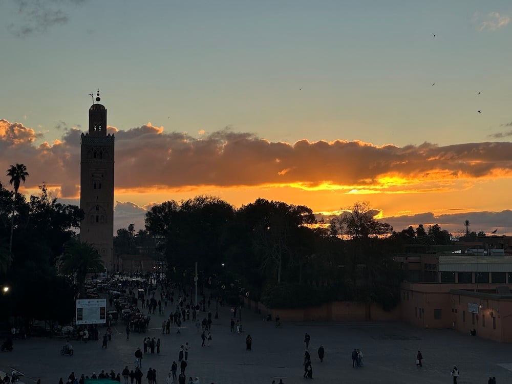 Sunset Over the Koutoubia Mosque