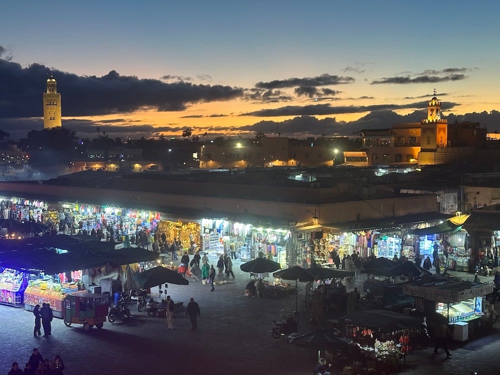 Jemaa El Fnaa at Dusk