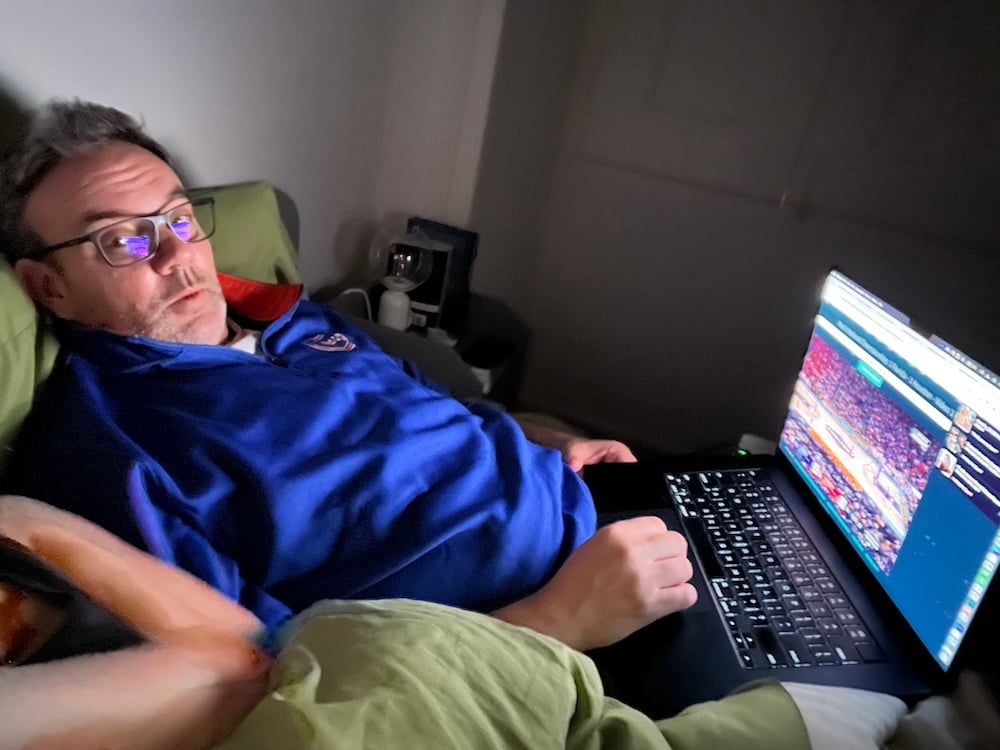 Winning the National Championship from Bed